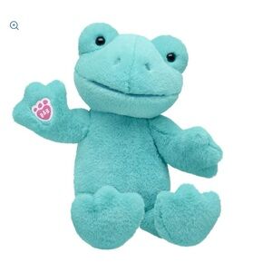Teal Build a Bear frog (frog sound included)